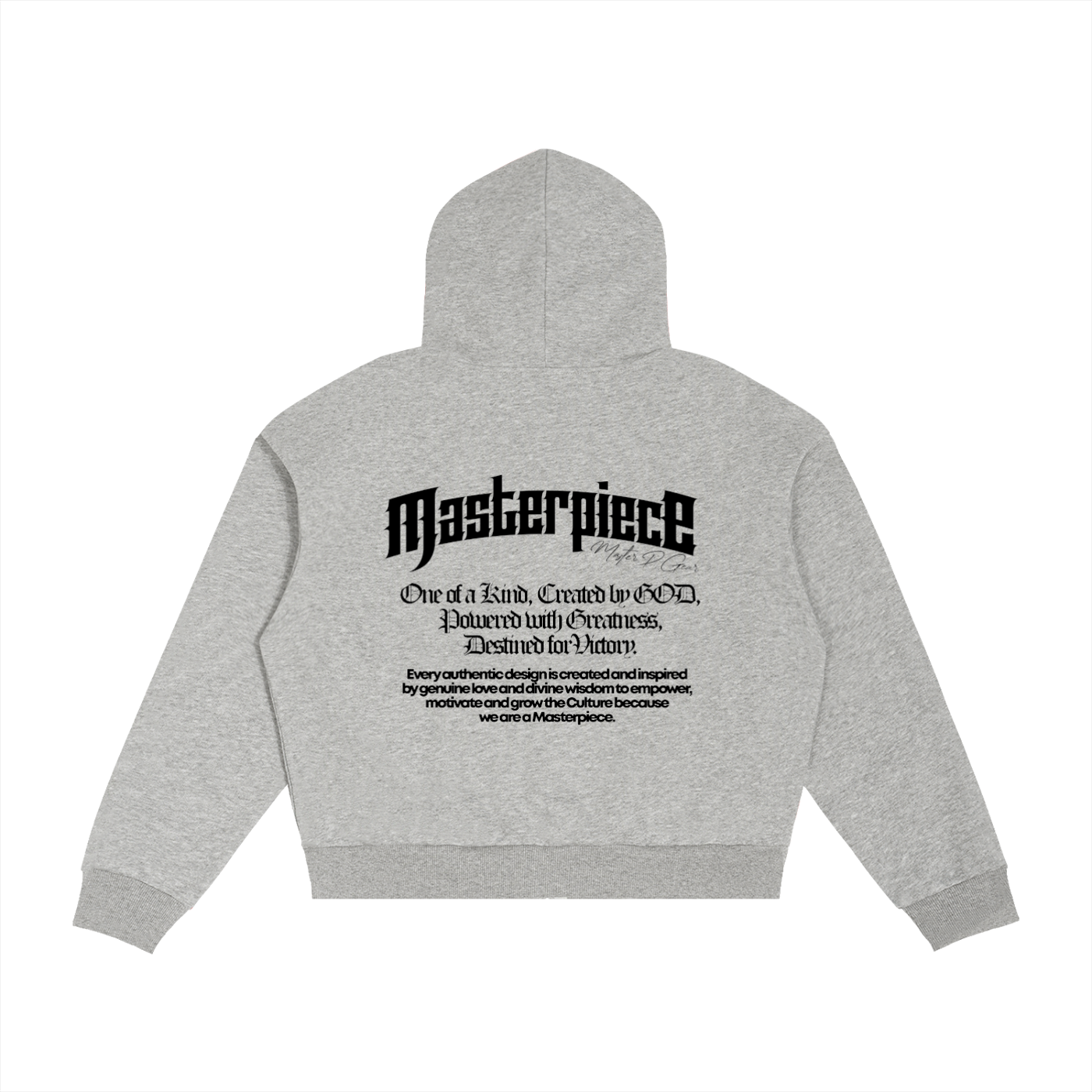 Contrast Plaid Boxy Zip Hoodie