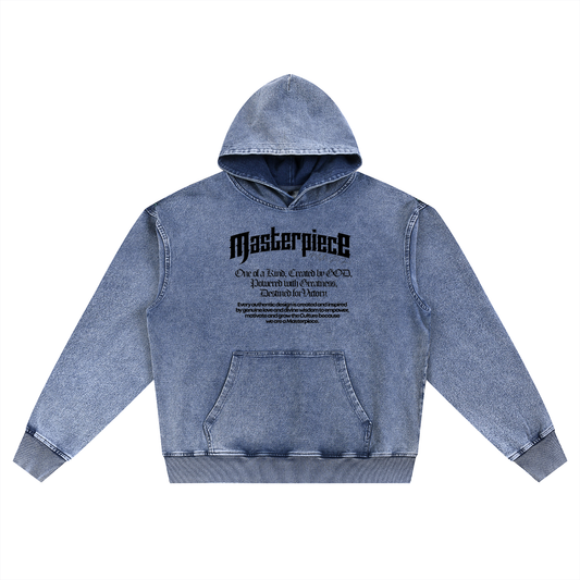 Snow Wash Oversized Hoodie
