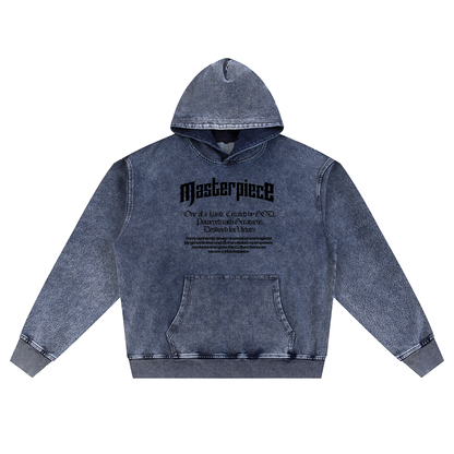 Snow Wash Oversized Hoodie